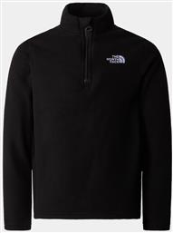 FLEECE GLACIER NF0A82D1 ΜΑΥΡΟ REGULAR FIT THE NORTH FACE