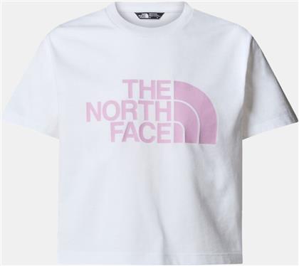 G S/S CROP EASY TEE TNF WHI (9000218532-84009) THE NORTH FACE