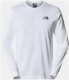 LONGSLEEVE EASY NF0A87N8 ΛΕΥΚΟ REGULAR FIT THE NORTH FACE από το MODIVO