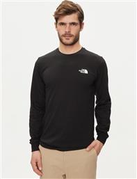 LONGSLEEVE REDBOX NF0A87NN ΜΑΥΡΟ REGULAR FIT THE NORTH FACE από το MODIVO