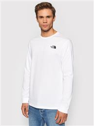 LONGSLEEVE SIMPLE DOME NF0A3L3B ΛΕΥΚΟ REGULAR FIT THE NORTH FACE από το MODIVO