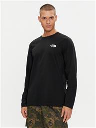 LONGSLEEVE SIMPLE DOME NF0A87QN ΜΑΥΡΟ REGULAR FIT THE NORTH FACE από το MODIVO