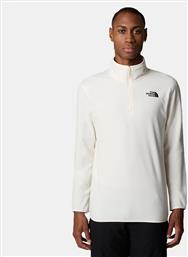 M 100 GLAC 1/4 ZIP GLAC WHITE (9000189445-78318) THE NORTH FACE από το COSMOSSPORT