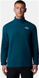 M 100 GLAC 1/4 ZIP MIDNIGHT PET (9000189435-78314) THE NORTH FACE από το COSMOSSPORT