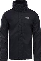 M EVOLVE II TRICLIMATE JACKET NF00CG55JK3-JK3 ΜΑΥΡΟ THE NORTH FACE από το ZAKCRET SPORTS