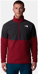 M GLACIER HVWT 1/2 ZIP GARNET RED (9000189517-78327) THE NORTH FACE