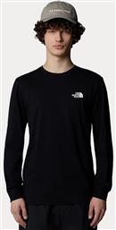 M L/S REDBOX TEE TNF BLACK (9000189399-4617) THE NORTH FACE