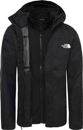 M QUEST TRICLIMATE JACKET NF0A3YFH4H0-4H0 ΜΑΥΡΟ THE NORTH FACE