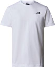 M S/S REDBOX CELEBRATION TEE NF0A87NVFN4-FN4 ΛΕΥΚΟ THE NORTH FACE