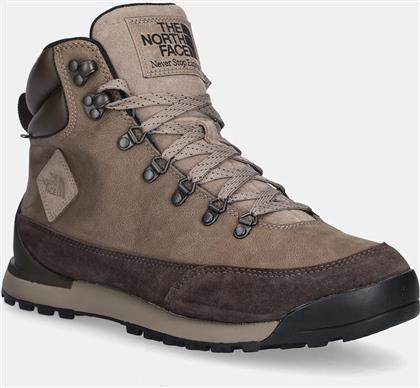 ΠΑΠΟΥΤΣΙΑ BACK TO BERKELEY IV LEATHER ΧΡΩΜΑ: ΚΑΦΕ, NF0A817QDQI1 THE NORTH FACE