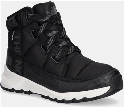 ΠΑΙΔΙΚΕΣ ΜΠΟΤΕΣ ΧΙΟΝΙΟΥ THERMOBALL LACE UP ΧΡΩΜΑ: ΜΑΥΡΟ, NF0A817WKT01 THE NORTH FACE