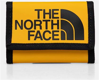 ΠΟΡΤΟΦΟΛΙ BASE CAMP WALLET ΧΡΩΜΑ: ΚΙΤΡΙΝΟ, NF0A52TH4WP1 THE NORTH FACE