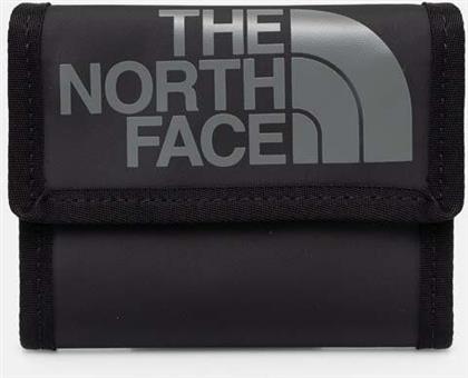 ΠΟΡΤΟΦΟΛΙ BASE CAMP WALLET ΧΡΩΜΑ: ΜΑΥΡΟ, NF0A52TH4H01 THE NORTH FACE