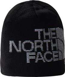 REVERSIBLE HIGHLINE BEANIE NF0A7WLAYA7-YA7 ΜΑΥΡΟ THE NORTH FACE