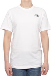 S/S REDBOX TEE NF0A2TX2FN4-FN4 ΛΕΥΚΟ THE NORTH FACE