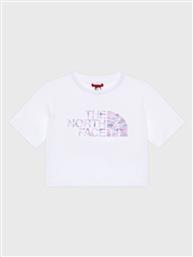 T-SHIRT CROP EASY NF0A83EU ΛΕΥΚΟ REGULAR FIT THE NORTH FACE