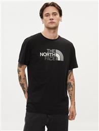 T-SHIRT EASY NF0A87N5 ΜΑΥΡΟ REGULAR FIT THE NORTH FACE