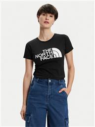 T-SHIRT EASY NF0A87N6 ΜΑΥΡΟ REGULAR FIT THE NORTH FACE
