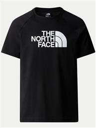 T-SHIRT EASY NF0A87N7 ΜΑΥΡΟ REGULAR FIT THE NORTH FACE