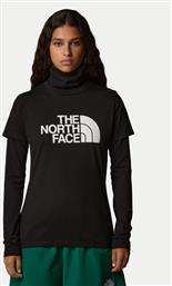 T-SHIRT EASY NF0A8A6D ΜΑΥΡΟ REGULAR FIT THE NORTH FACE από το MODIVO