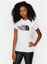 T-SHIRT EASY TEE NF0A4T1Q ΛΕΥΚΟ SLIM FIT THE NORTH FACE