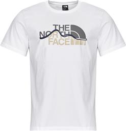 T-SHIRT ΜΕ ΚΟΝΤΑ ΜΑΝΙΚΙΑ S/S MOUNTAIN LINE THE NORTH FACE