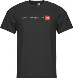 T-SHIRT ΜΕ ΚΟΝΤΑ ΜΑΝΙΚΙΑ S/S NEVER STOP EXPLORING TEE THE NORTH FACE