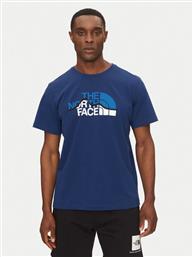 T-SHIRT MOUNTAIN LINE NF0A87NT ΜΠΛΕ REGULAR FIT THE NORTH FACE