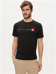 T-SHIRT NEVER STOP NF0A87NS ΜΑΥΡΟ REGULAR FIT THE NORTH FACE