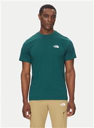 T-SHIRT NF0A87NG6GI1 ΠΡΑΣΙΝΟ REGULAR FIT THE NORTH FACE από το MODIVO