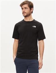 T-SHIRT NF0A87NU ΜΑΥΡΟ REGULAR FIT THE NORTH FACE