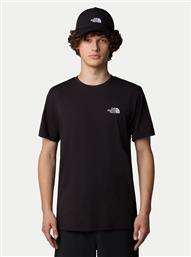 T-SHIRT NSE BOX NF0A8C4V ΜΑΥΡΟ REGULAR FIT THE NORTH FACE