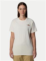 T-SHIRT REDBOX NF0A87NK ΕΚΡΟΥ RELAXED FIT THE NORTH FACE από το MODIVO