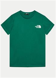 T-SHIRT REDBOX NF0A89VT ΠΡΑΣΙΝΟ REGULAR FIT THE NORTH FACE