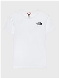 T-SHIRT SIMPLE DOME NF0A82EA ΛΕΥΚΟ REGULAR FIT THE NORTH FACE