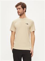 T-SHIRT SIMPLE DOME NF0A87NG ΜΠΕΖ REGULAR FIT THE NORTH FACE από το MODIVO