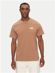 T-SHIRT SIMPLE DOME NF0A87NG ΚΑΦΕ REGULAR FIT THE NORTH FACE