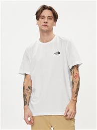 T-SHIRT SIMPLE DOME NF0A87NG ΛΕΥΚΟ REGULAR FIT THE NORTH FACE από το MODIVO