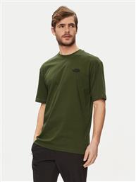 T-SHIRT SIMPLE DOME NF0A87NR ΠΡΑΣΙΝΟ OVERSIZE THE NORTH FACE από το MODIVO
