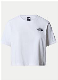 T-SHIRT SIMPLE DOME NF0A87U4 ΛΕΥΚΟ RELAXED FIT THE NORTH FACE από το MODIVO