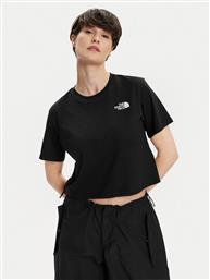 T-SHIRT SIMPLE DOME NF0A87U4 ΜΑΥΡΟ RELAXED FIT THE NORTH FACE από το MODIVO