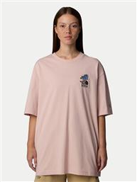 T-SHIRT UNISEX MOUNTAIN CLEANUP NF0A8C4D ΡΟΖ OVERSIZE THE NORTH FACE