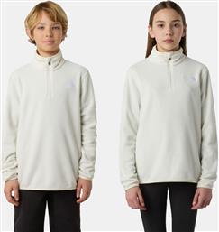 TEEN GLACIER QTR ZIP PO WHI (9000239976-75470) THE NORTH FACE