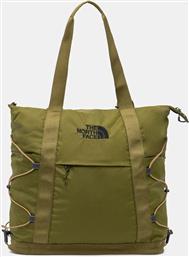 ΤΣΑΝΤΑ BOREALIS TOTE 22L ΧΡΩΜΑ: ΠΡΑΣΙΝΟ, NF0A52SV39M1 THE NORTH FACE