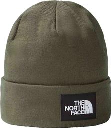 UNISEX ΣΚΟΥΦΟΣ ΜΟΝΟΧΡΩΜΟΣ ΜΕ CONTRAST LOGO PATCH ''DOCK WORKER'' - NF0A3FNT21L1 ΧΑΚΙ THE NORTH FACE