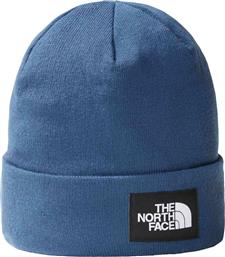 UNISEX ΣΚΟΥΦΟΣ ΜΟΝΟΧΡΩΜΟΣ ΜΕ CONTRAST LOGO PATCH ''DOCK WORKER'' - NF0A3FNTHDC1 ΜΠΛΕ THE NORTH FACE