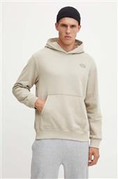 ΒΑΜΒΑΚΕΡΗ ΜΠΛΟΥΖΑ NATURAL DYE HOODIE ΧΡΩΜΑ: ΜΠΕΖ, ΜΕ ΚΟΥΚΟΥΛΑ, NF0A89CV9OX1 THE NORTH FACE