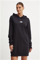 ΒΑΜΒΑΚΕΡΟ ΦΟΡΕΜΑ ZUMU HOODED DRESS ΧΡΩΜΑ: ΜΑΥΡΟ, NF0A89F8JK31 THE NORTH FACE