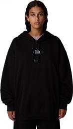 W ESSENTIAL OVERSIZE HOODIE NF0A89ENJK3-JK3 ΜΑΥΡΟ THE NORTH FACE