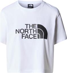 W S/S CROPPED EASY TEE NF0A87NAFN4-FN4 ΛΕΥΚΟ THE NORTH FACE